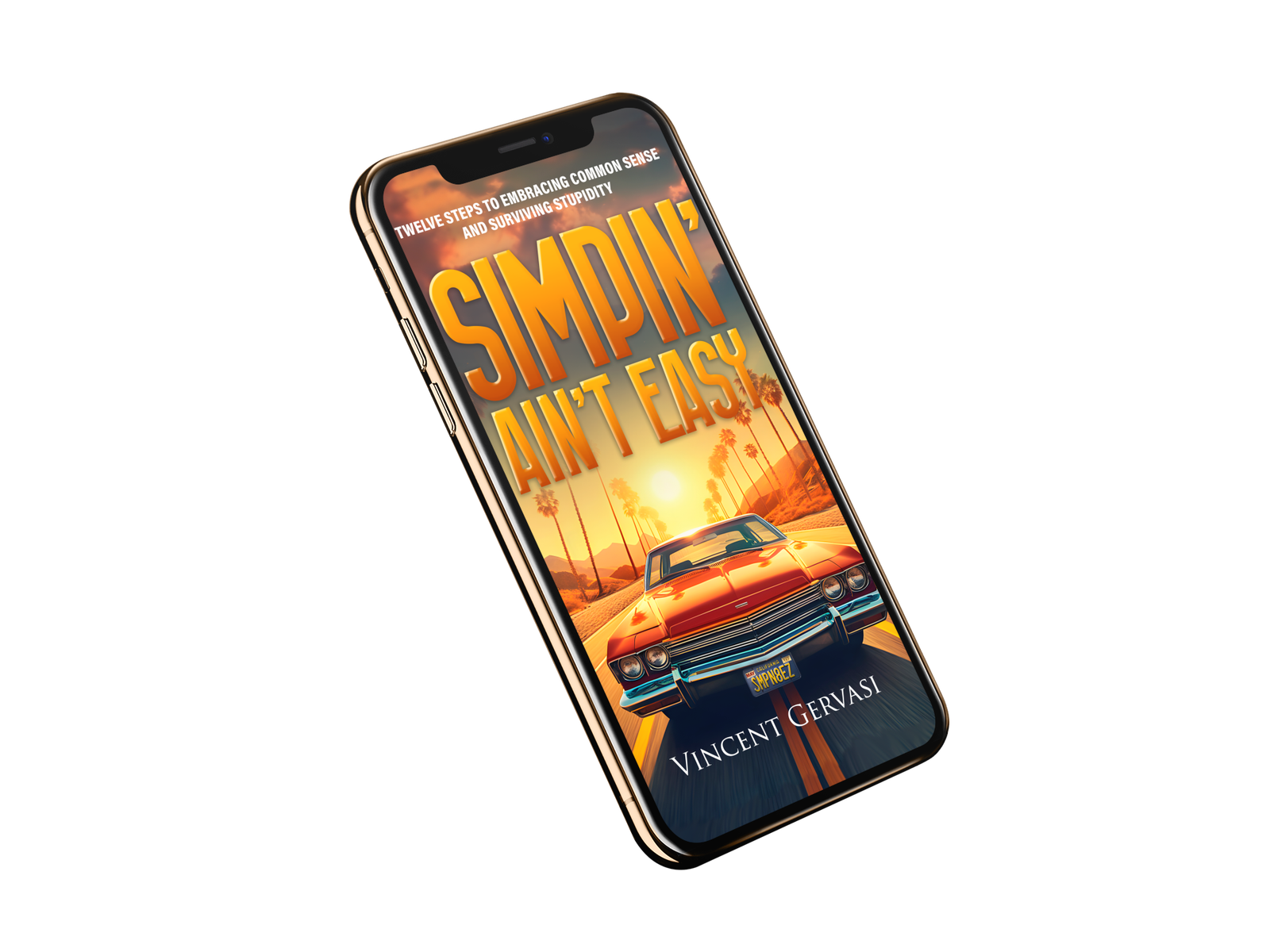 Book preview on a phone